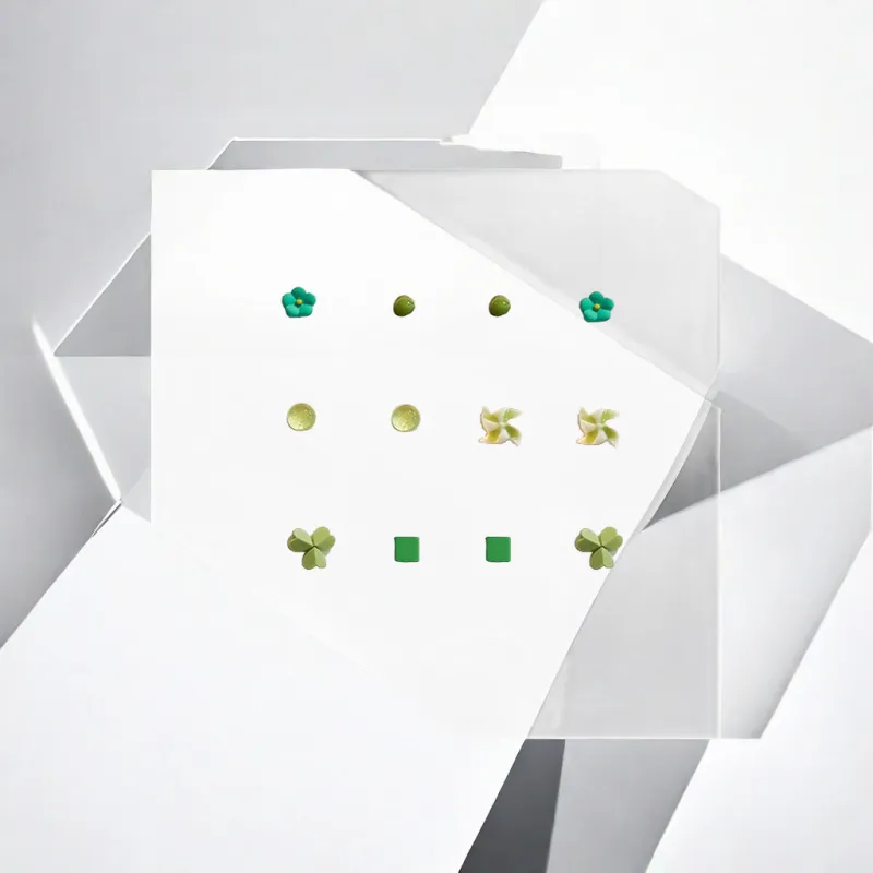 May10th Alloy Stud Earrings Women's-3