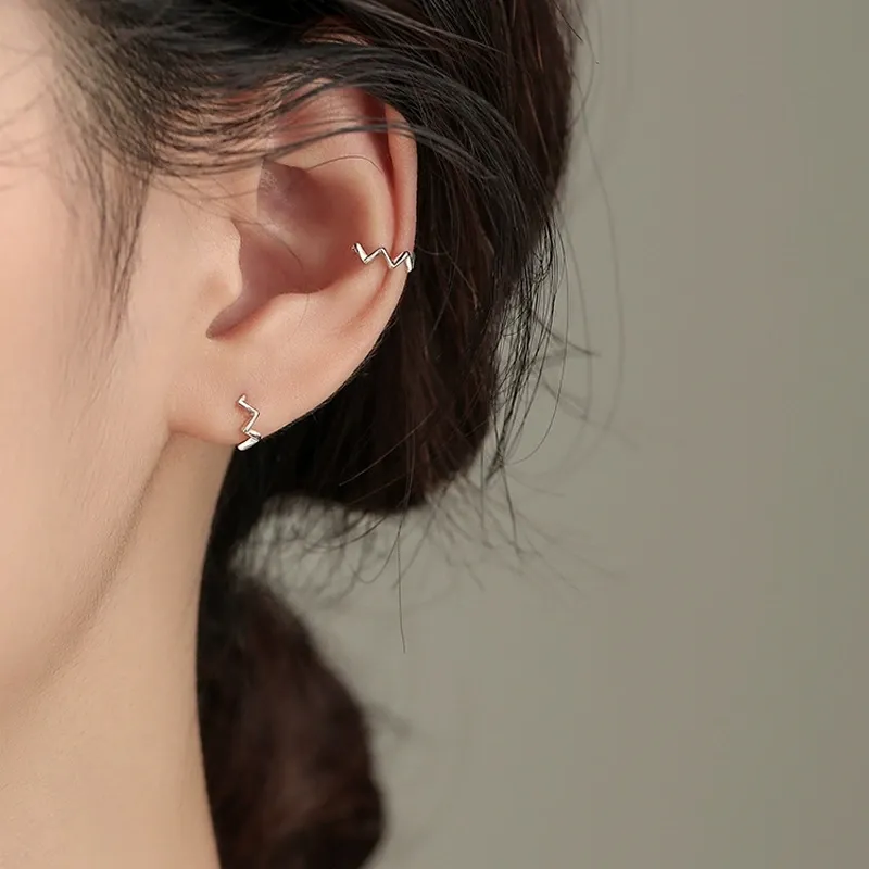 May10th Alloy Clip-On Earrings Unisex-1