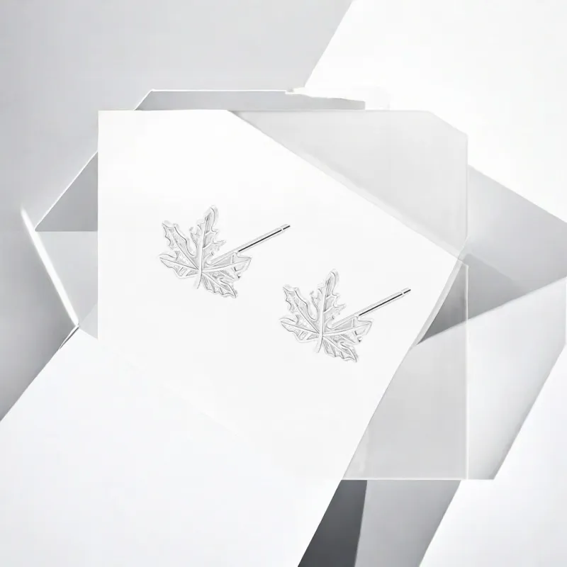 May10th S925 Silver Stud Stud Earrings Women's-3