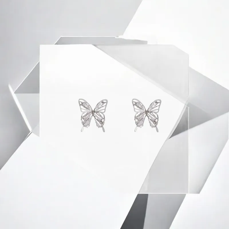 May10th S925 Silver Stud Stud Earrings Women's-2