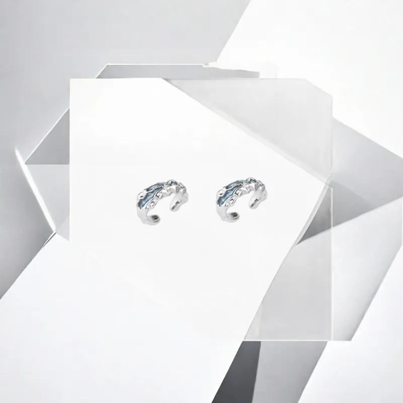 May10th Alloy Clip On Earrings Unisex-8