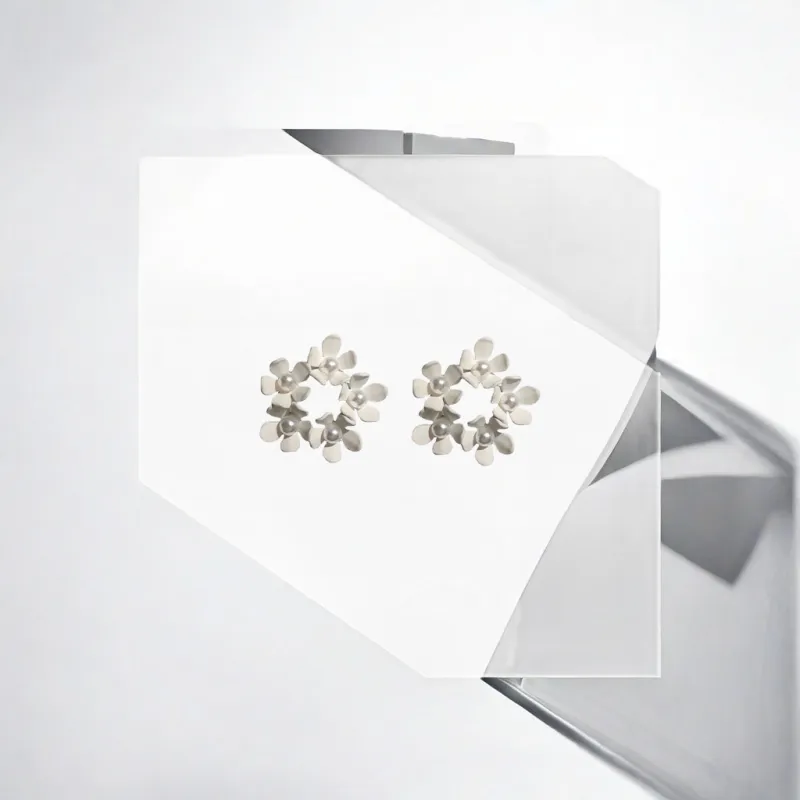 May10th Alloy Stud Earrings Women's-2