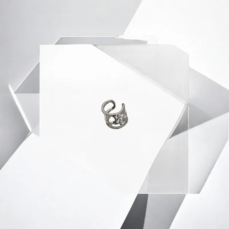May10th Alloy Clip On Earrings Unisex-3