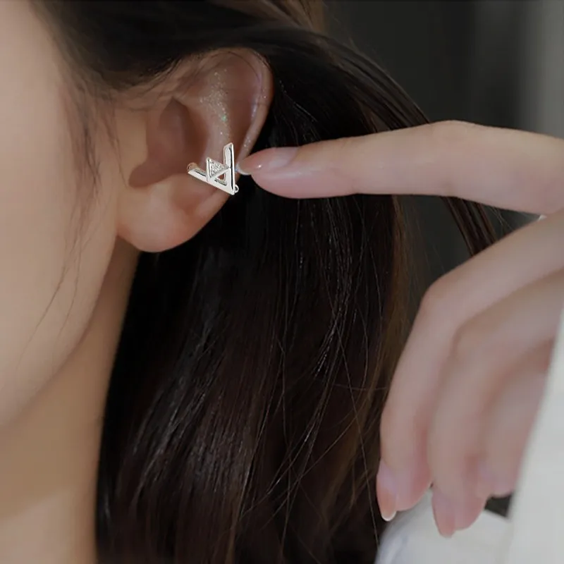 May10th Alloy Clip On Earrings Unisex-1