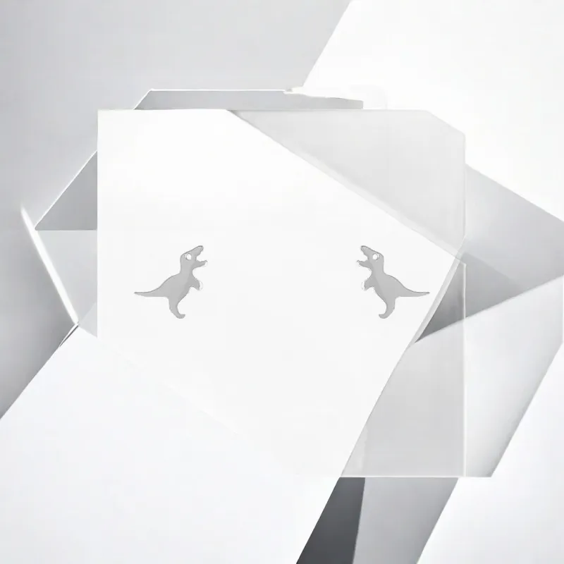May10th S925 Silver Stud Stud Earrings Unisex-3