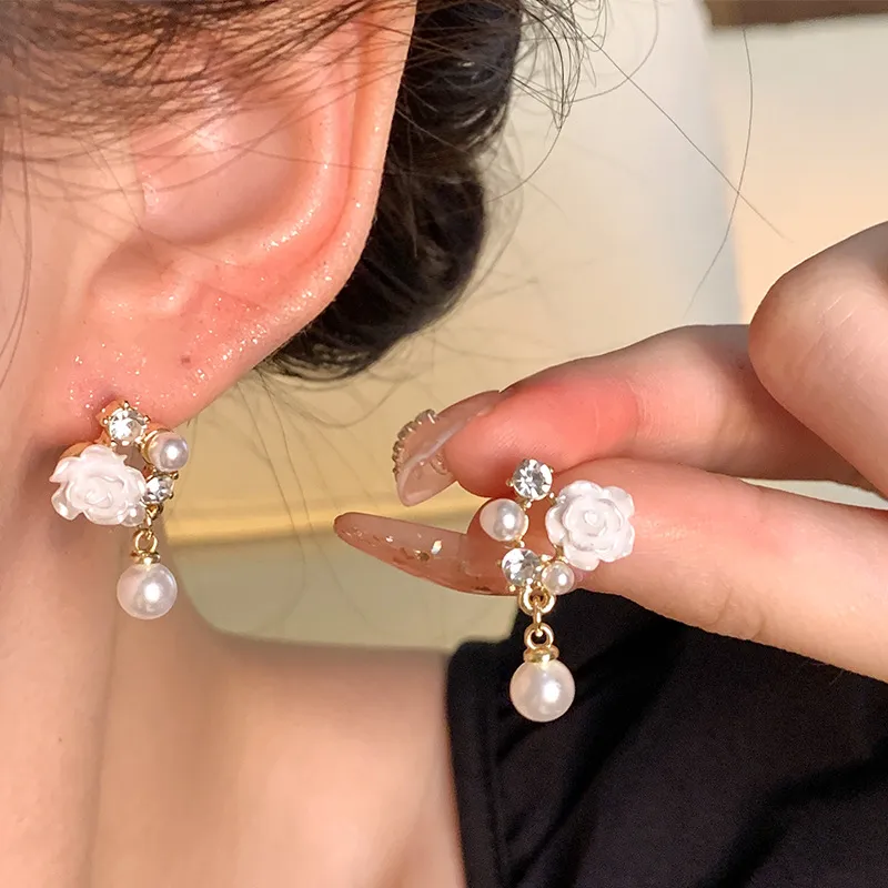 May10th S925 Silver Stud Stud Earrings Women's-1