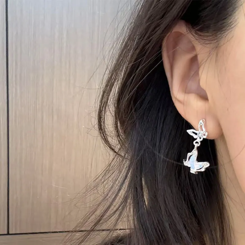 May10th S925 Silver Stud Earrings Women's-1