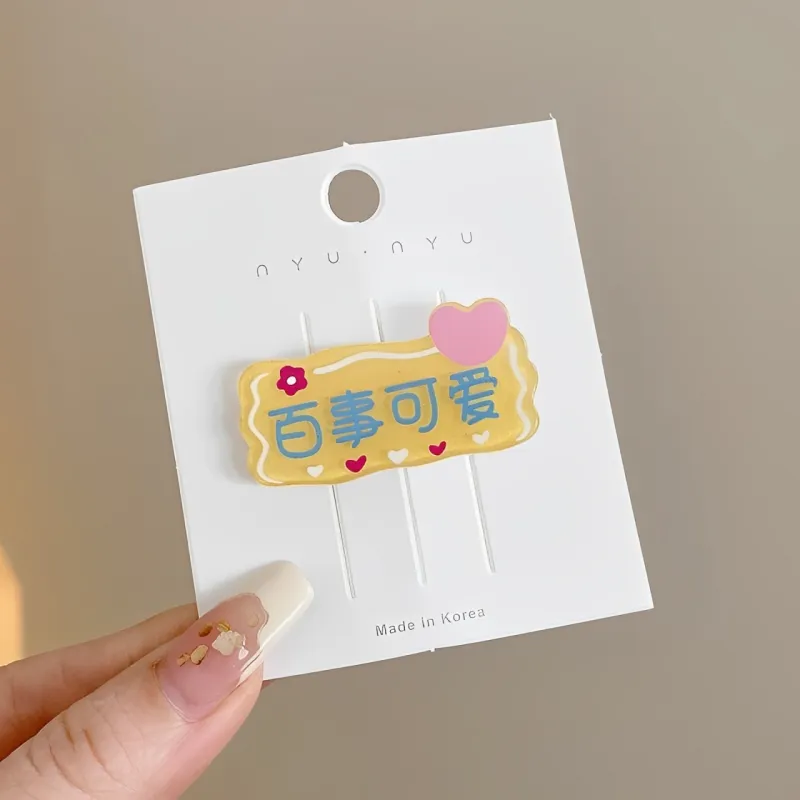 May10th Resin Hair Clips Women's-1