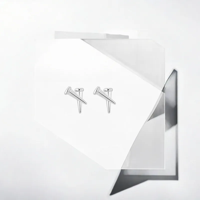 May10th S95 Sterling Silver Stud Stud Earrings Women's-4