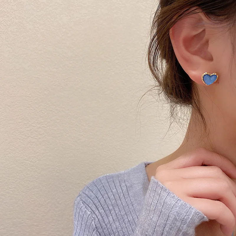 May10th S925 Silver Stud Stud Earrings Women's-1