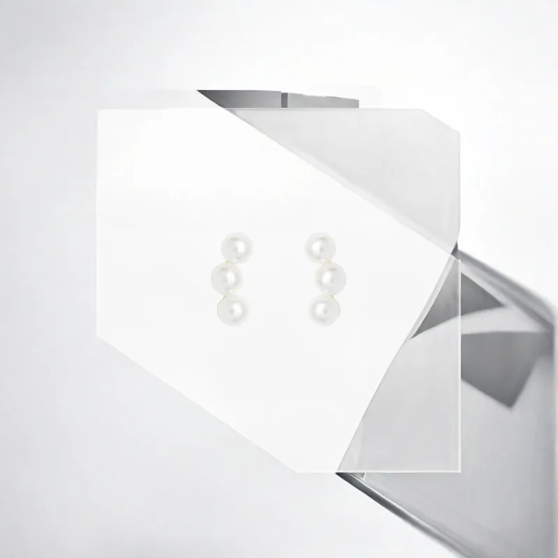 May10th S925 Sterling Silver Needle Stud Earrings Women's-2