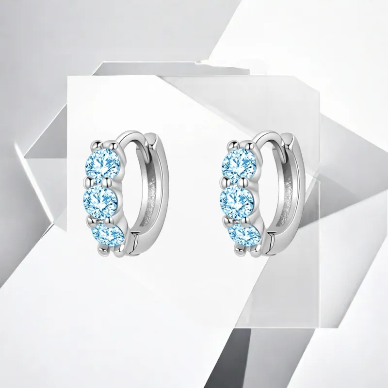 May10th S925 Silver Stud Earrings Women's-3