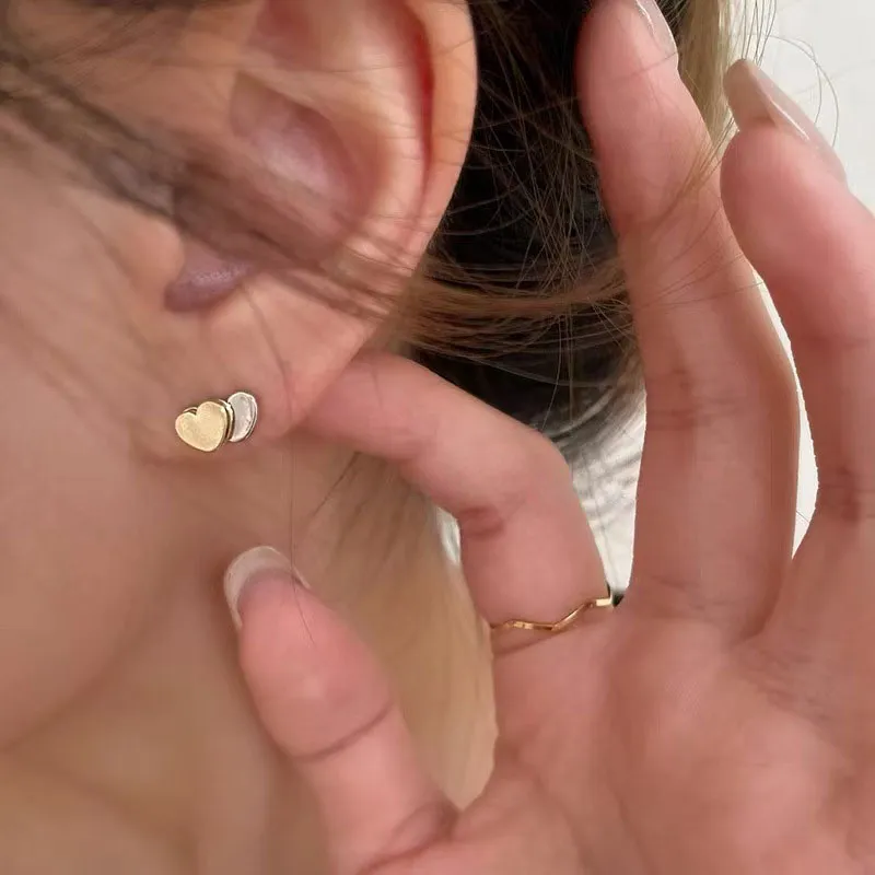 May10th S925 Silver Stud Stud Earrings Women's-1