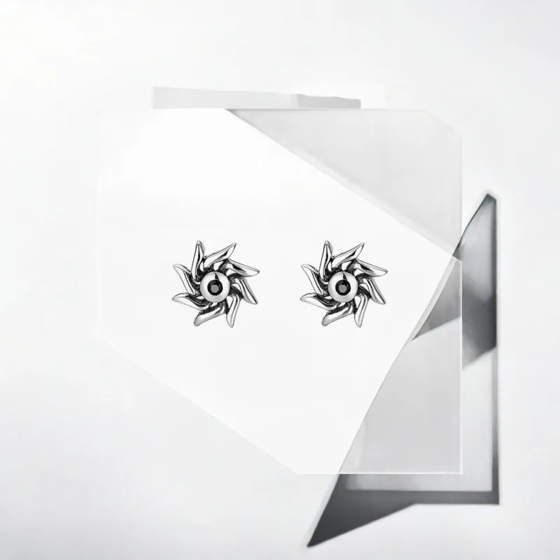 May10th Zircon Clip On Earrings Men's-4