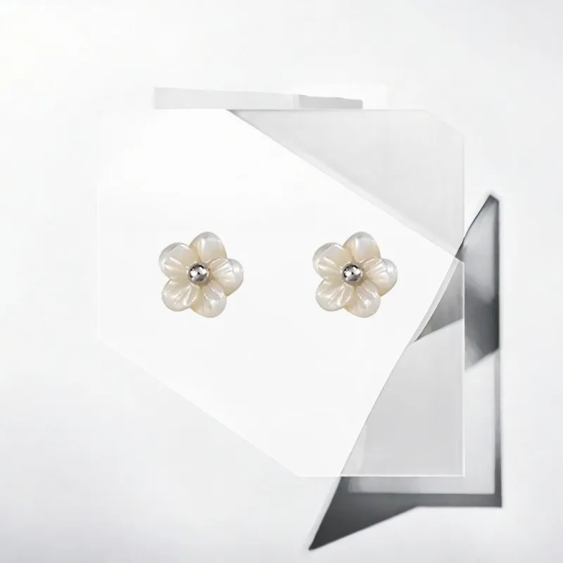 May10th S925 Silver Stud Earrings Women's-4