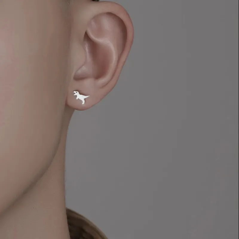 May10th S925 Silver Stud Stud Earrings Unisex-1