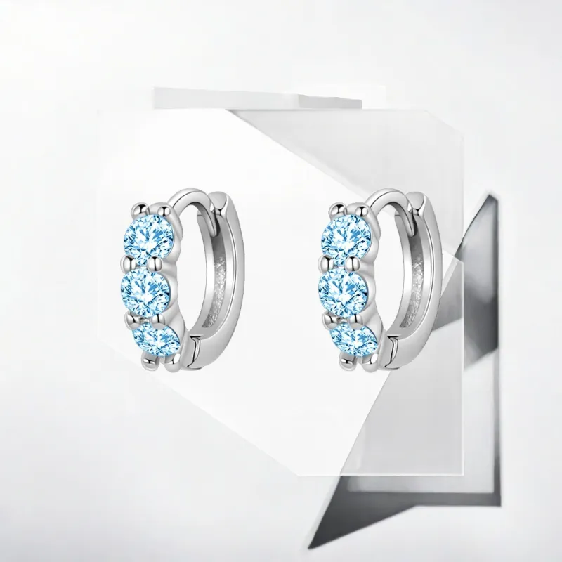May10th S925 Silver Stud Earrings Women's-4