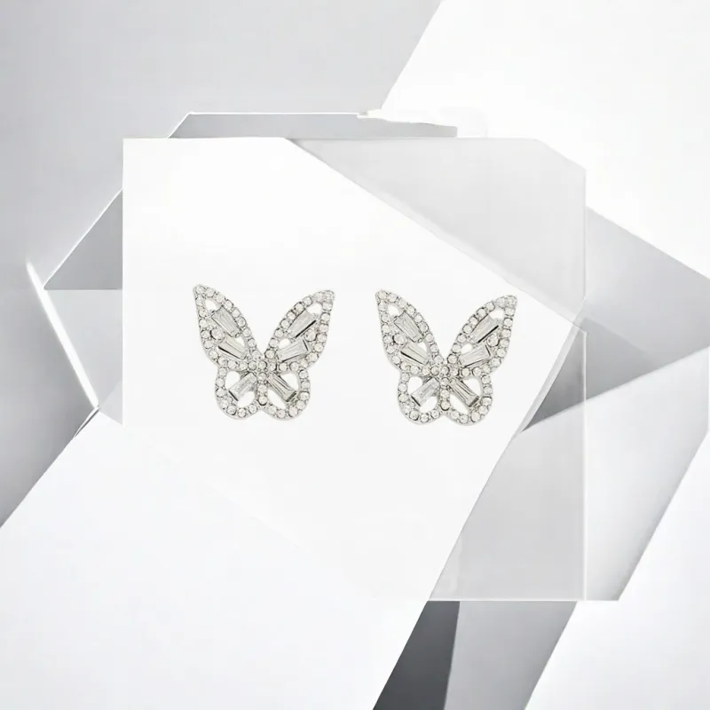 May10th S925 Silver Stud Earrings Women's-3