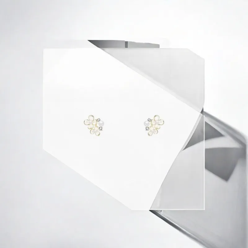 May10th S925 Silver Stud Stud Earrings Women's-2