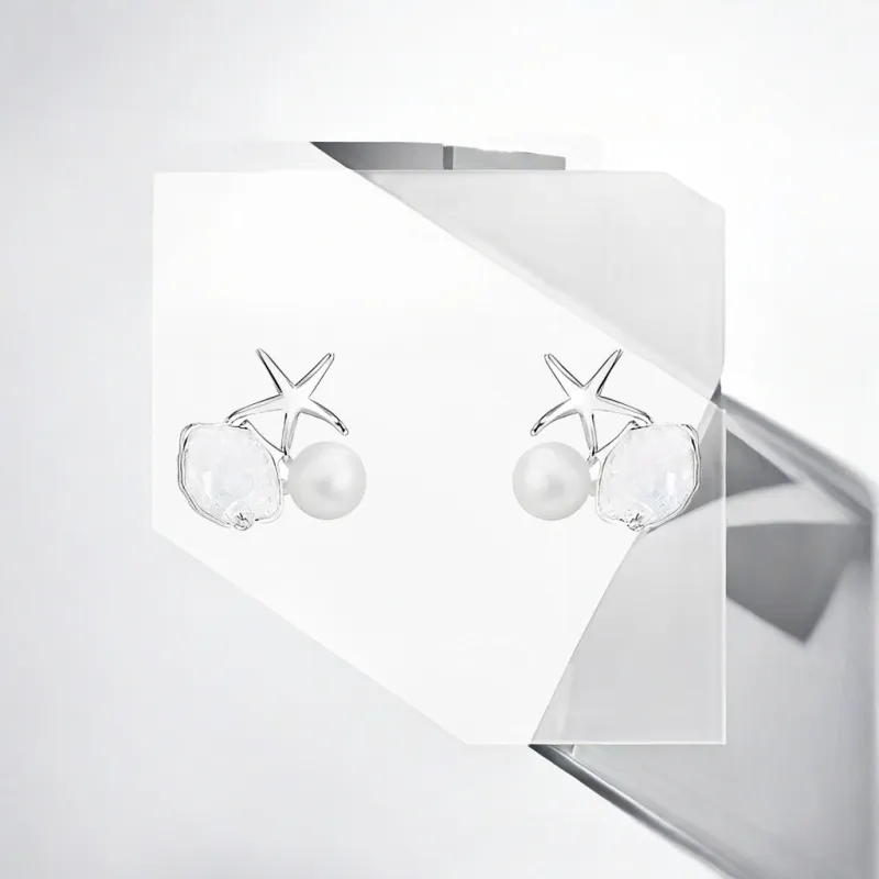 May10th S925 Silver Stud Earrings Women's-2