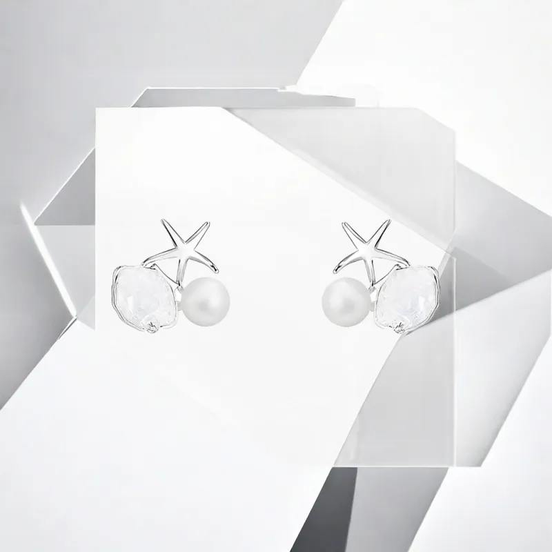 May10th S925 Silver Stud Earrings Women's-3