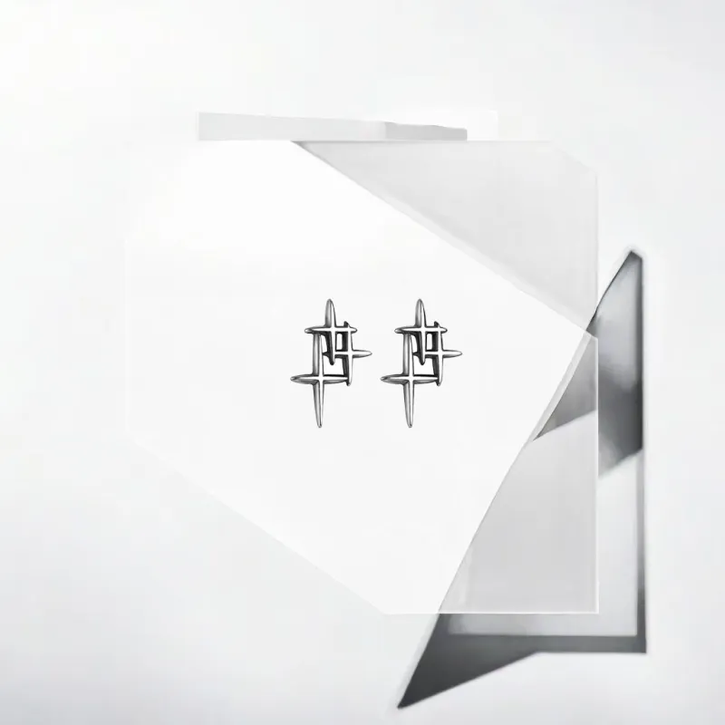 May10th S925 Silver Stud Stud Earrings Women's-3
