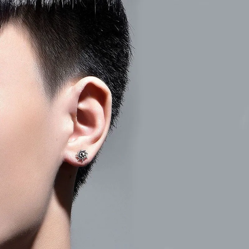 May10th Zircon Clip On Earrings Men's-1