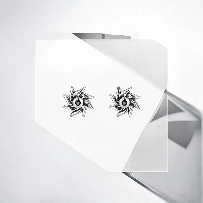 May10th Zircon Clip On Earrings Men's-2