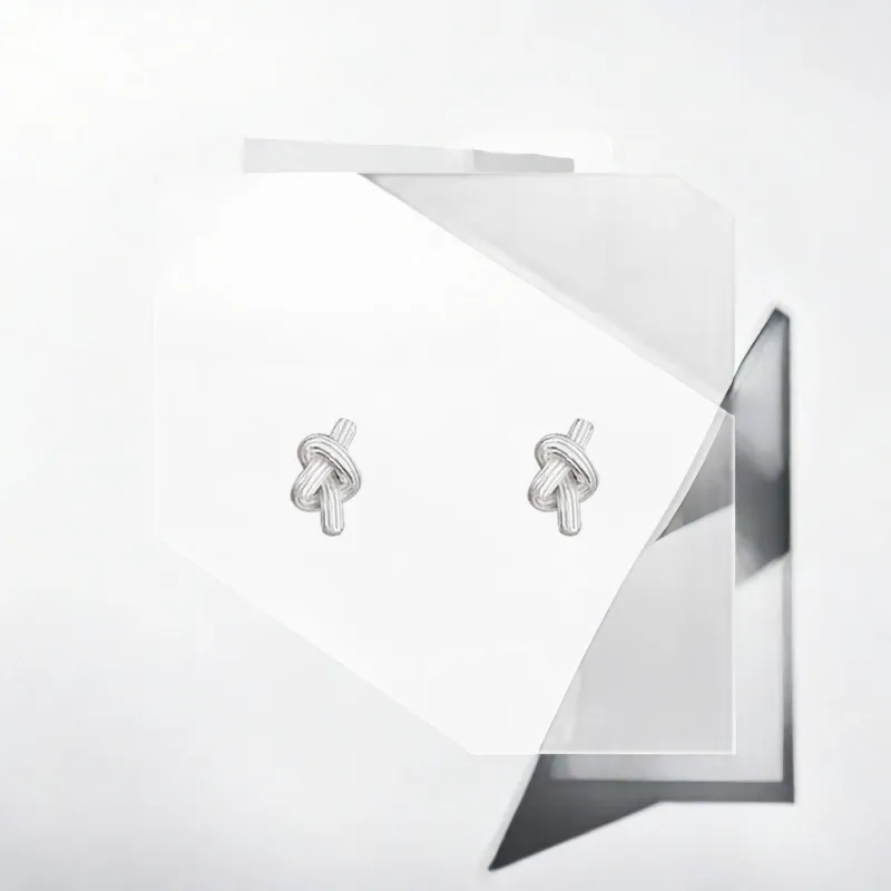 May10th S925 Silver Stud Stud Earrings Women's-4