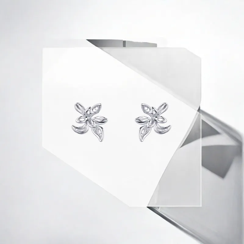 May10th S925 Silver Stud Earrings Women's-2