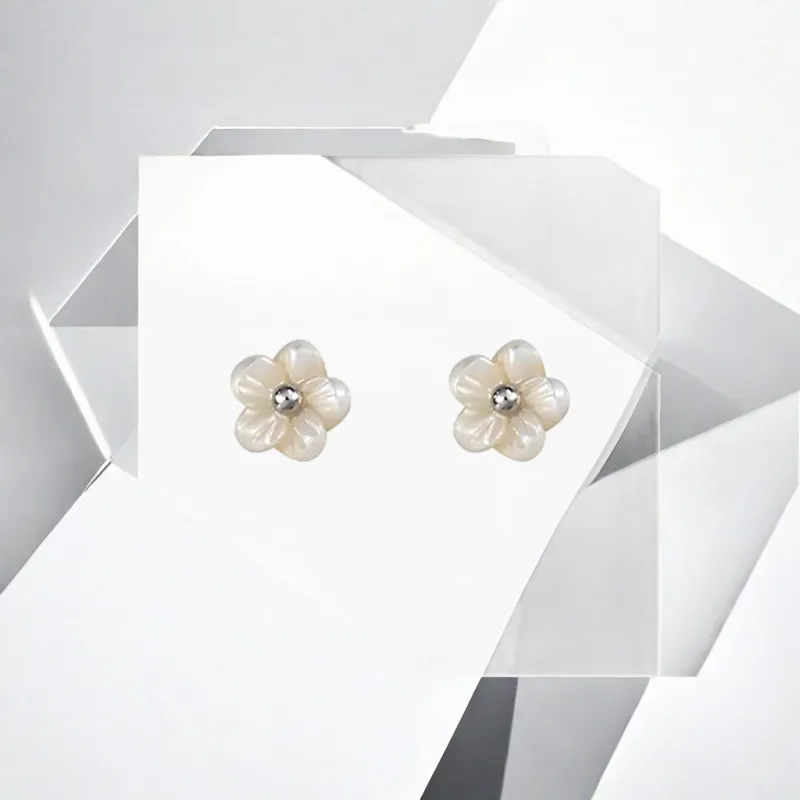 May10th S925 Silver Stud Earrings Women's-3
