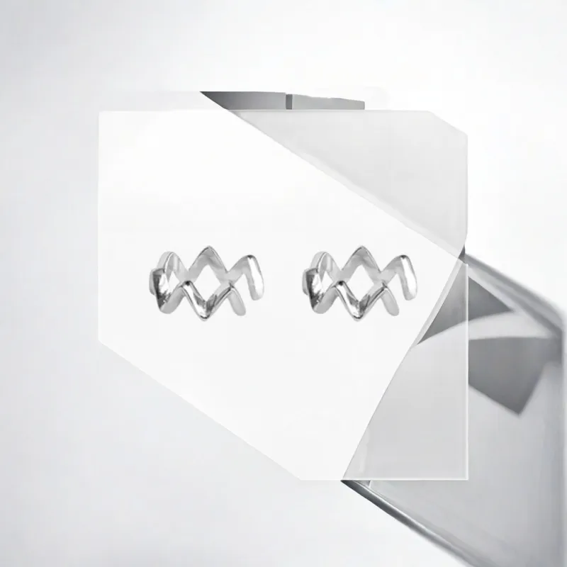 May10th Alloy Clip-On Earrings Unisex-2