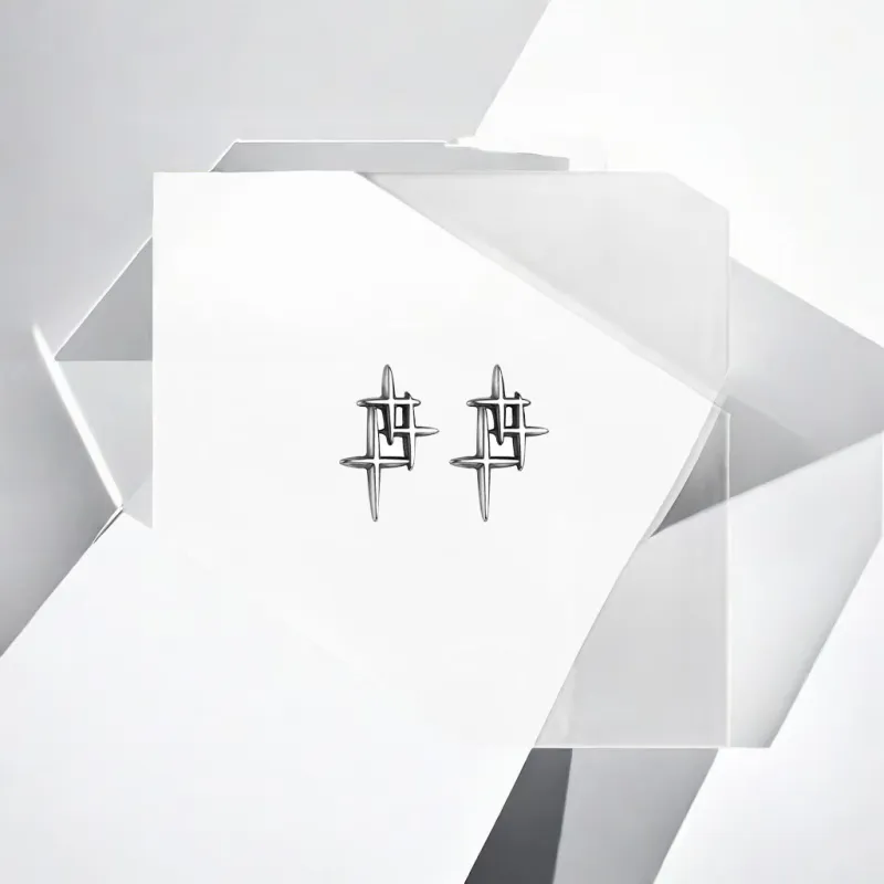 May10th S925 Silver Stud Stud Earrings Women's-2