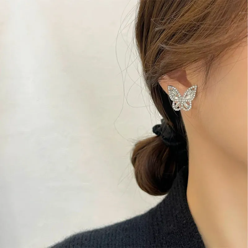 May10th S925 Silver Stud Earrings Women's-1