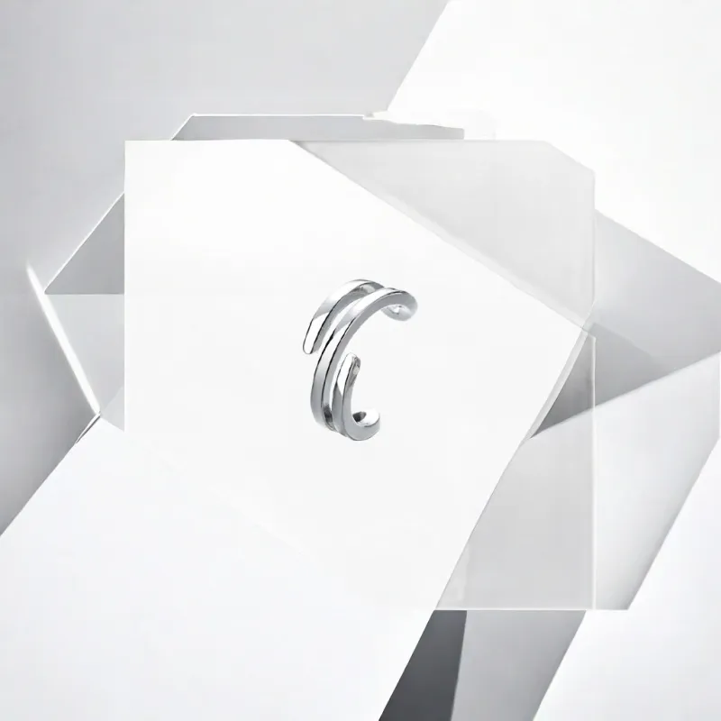May10th Alloy Clip On Earrings Unisex-3