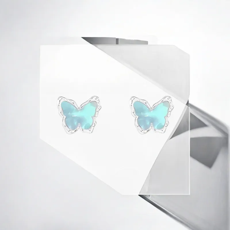 May10th S925 Silver Stud Earrings Women's-2