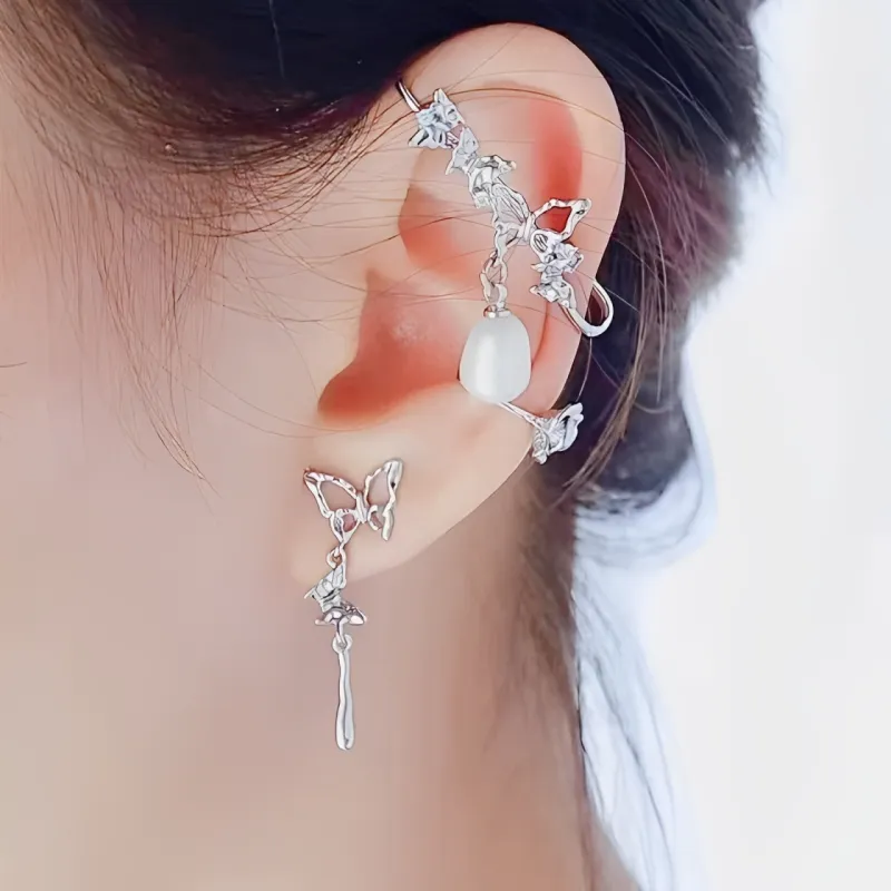 May10th Alloy Clip On Earrings Women's-2