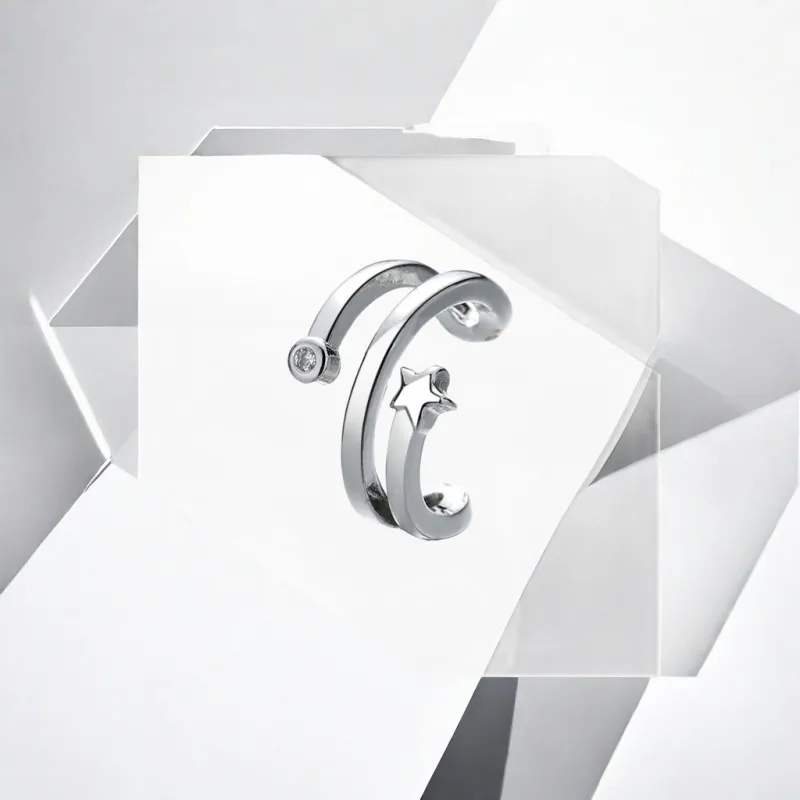 May10th Alloy Clip On Earrings Unisex-8