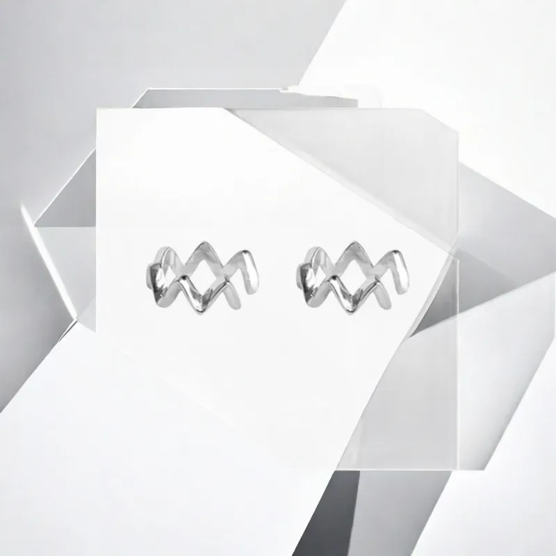 May10th Alloy Clip-On Earrings Unisex-3