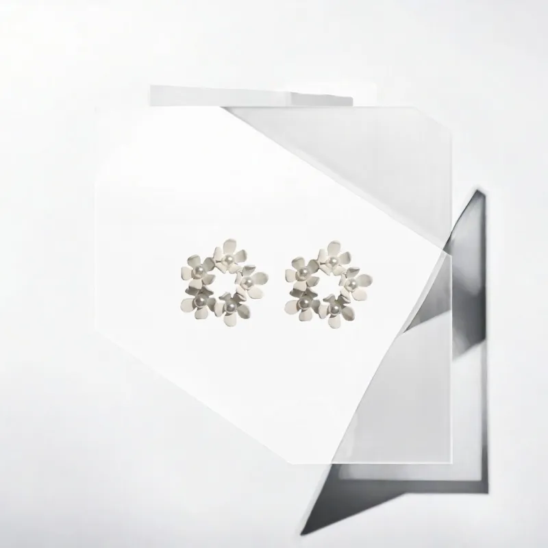 May10th Alloy Stud Earrings Women's-4