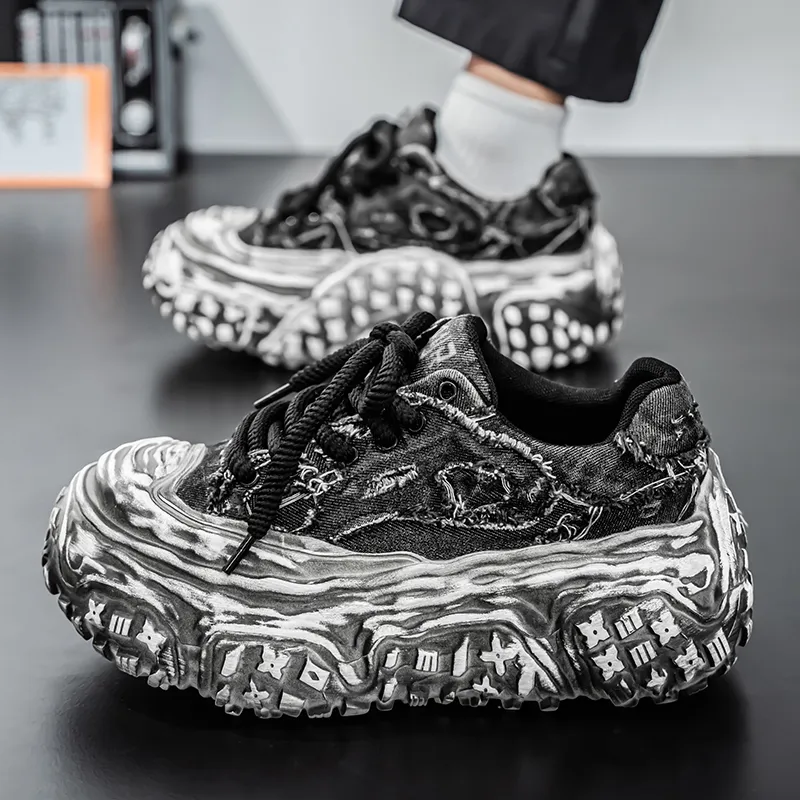NANJIREN Low Top Chunky Sneakers Men's-7