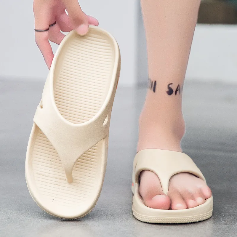 NANJIREN EVA Cut Out Quiet Odor Resistant Abrasion Resistant Slip Resistant Flip Flops Men's-4