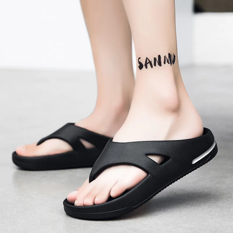 NANJIREN EVA Cut Out Quiet Odor Resistant Abrasion Resistant Slip Resistant Flip Flops Men's-2