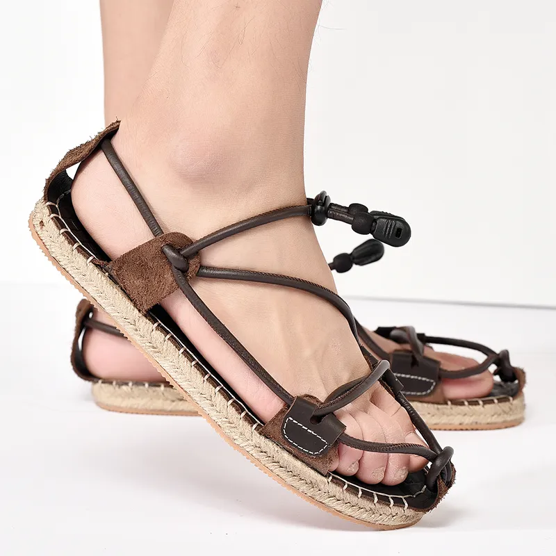NANJIREN Roman Sandals Men-5