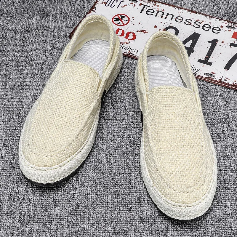 NANJIREN Espadrilles Men Black/Gray/Beige-6