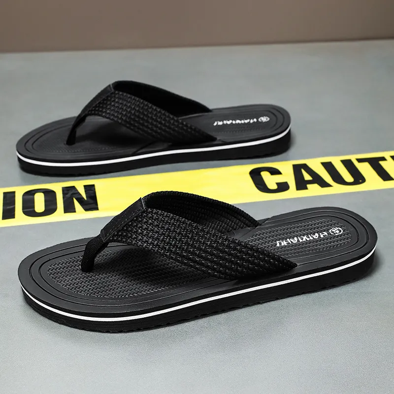 NANJIREN Woven Quiet Odor Resistant Abrasion Resistant Slip Resistant Antibacterial Flip Flops Men's-8