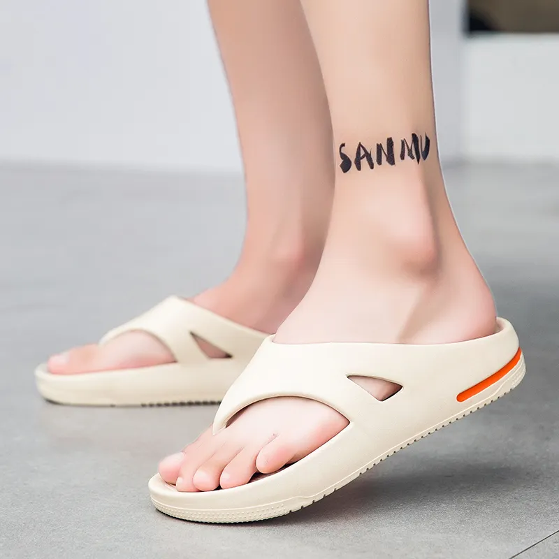 NANJIREN EVA Cut Out Quiet Odor Resistant Abrasion Resistant Slip Resistant Flip Flops Men's-5