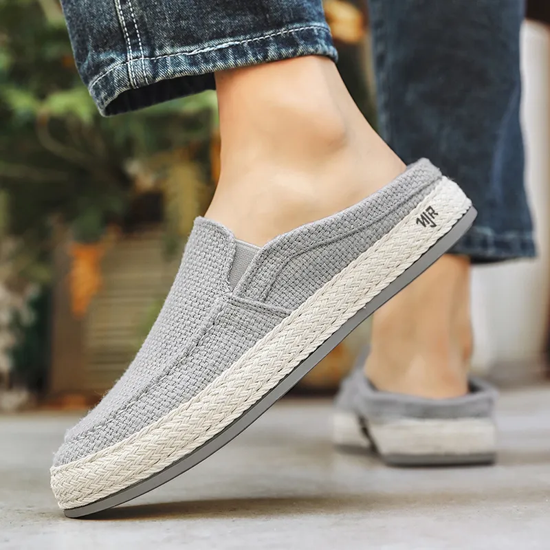 NANJIREN Espadrilles Men Black/Gray/Beige-19