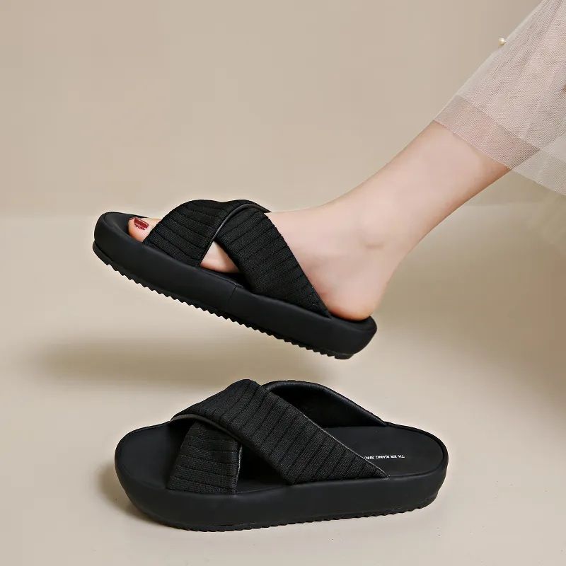 NANJIREN Cut Out Odor Resistant Slide Slippers Women's-9