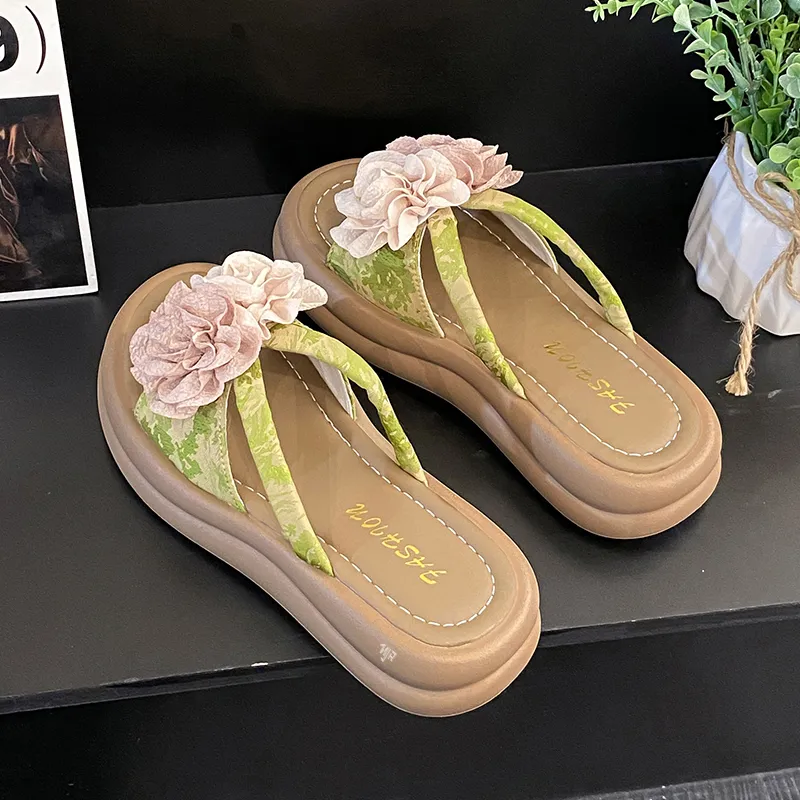 NANJIREN Cut Out Quiet Slip Resistant Odor Resistant Abrasion Resistant Quick Dry Antibacterial Slide Slippers Women's-7
